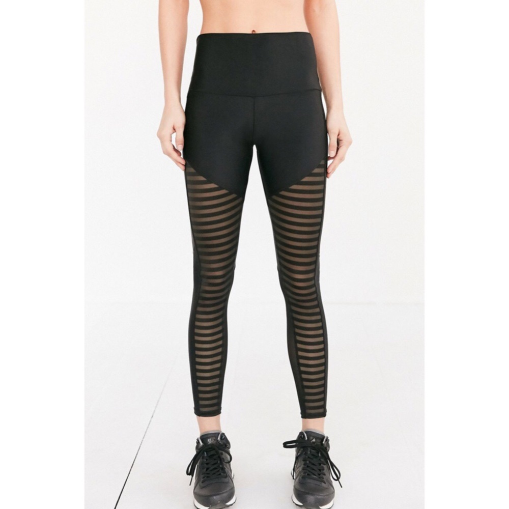 Onzie Black with Mesh Panels Fierce Legging